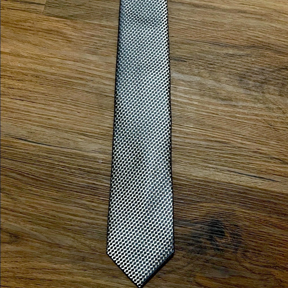 Michael Kors Gray and Tan Men's Tie